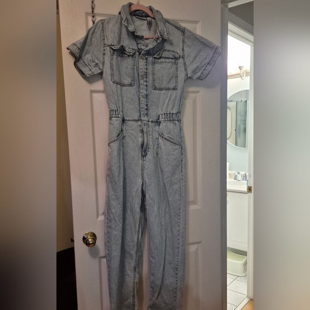 Light Blue Denim One Piece